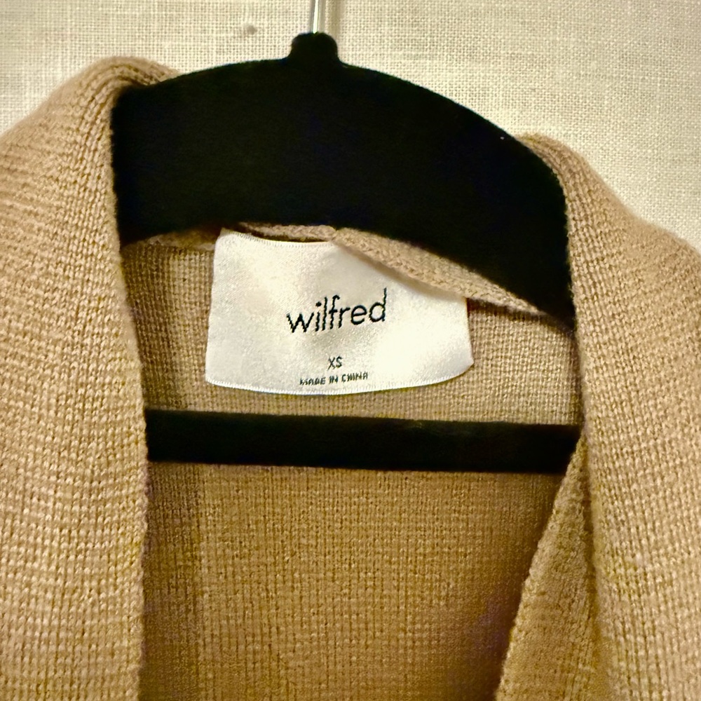 Wilfred Cozy Tan Long Sleeve Dress - Picture 10 of 14